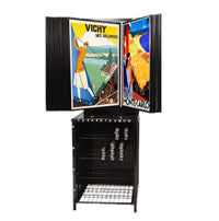 Poster Display Rack Combo (24 Panels)