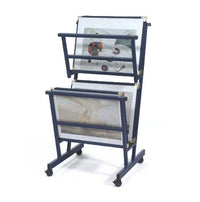 Double Tray Art Bin Browser | 30" Wide x 22" High | Dual Tray (5" Deep and 8 1/2" Deep)