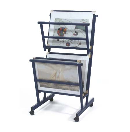 Double Tray Art Bin Browser | 30" Wide x 22" High | Dual Tray (5" Deep and 8 1/2" Deep)