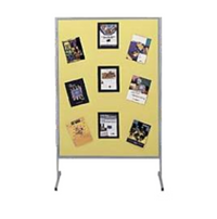 Loop Fabric Floor Exhibit Displays | Single Panel Display Stand