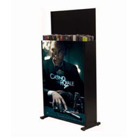 Steel Art and Poster Storage Bin | Free-Standing Rack with Bin Holds 72 Rolled and Sleeved Posters