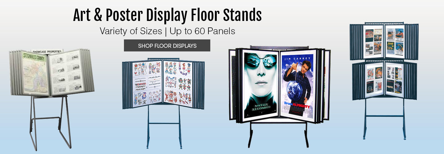 Art & Poster Display Floor Stands