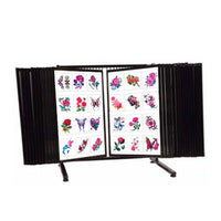Table Top Flash Art Display 18x24 with 30 Steel Flip Panels