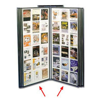 Swinging Multi-Panel Photo Wall Displays | Large-Format in 2 Sizes with 10, 20, 30 Steel Flip Panels