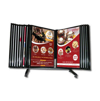 Table Top Photo Multi-Panel Flip Displays | in 3 Steel Panel Sizes with 30 Swing Pages