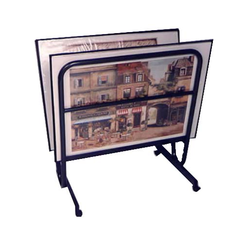 Roundabout Art Bins | Durable, Steel Floor Stand Print and Art Rack