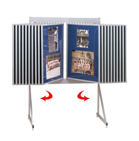 Multi Panel Loop Fabric Floor Displays